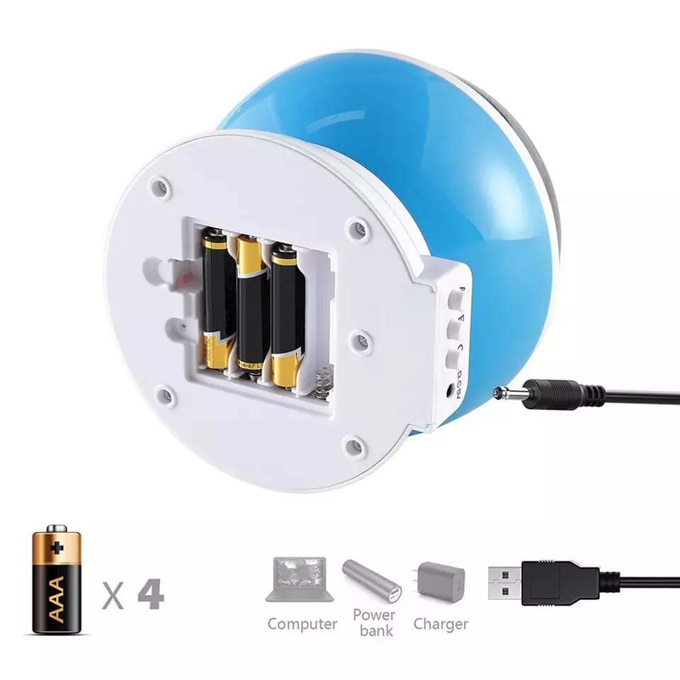 Rotating Star Projector Night Lamp creating a dynamic celestial display on a ceiling.