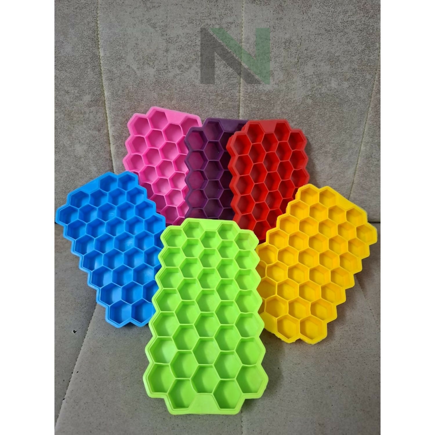  Multi Color Honey Ice Tray (3 Pack) - packaging