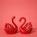 Decorative Swan Couple Showpiece Set for Home, Table & Gift Decor