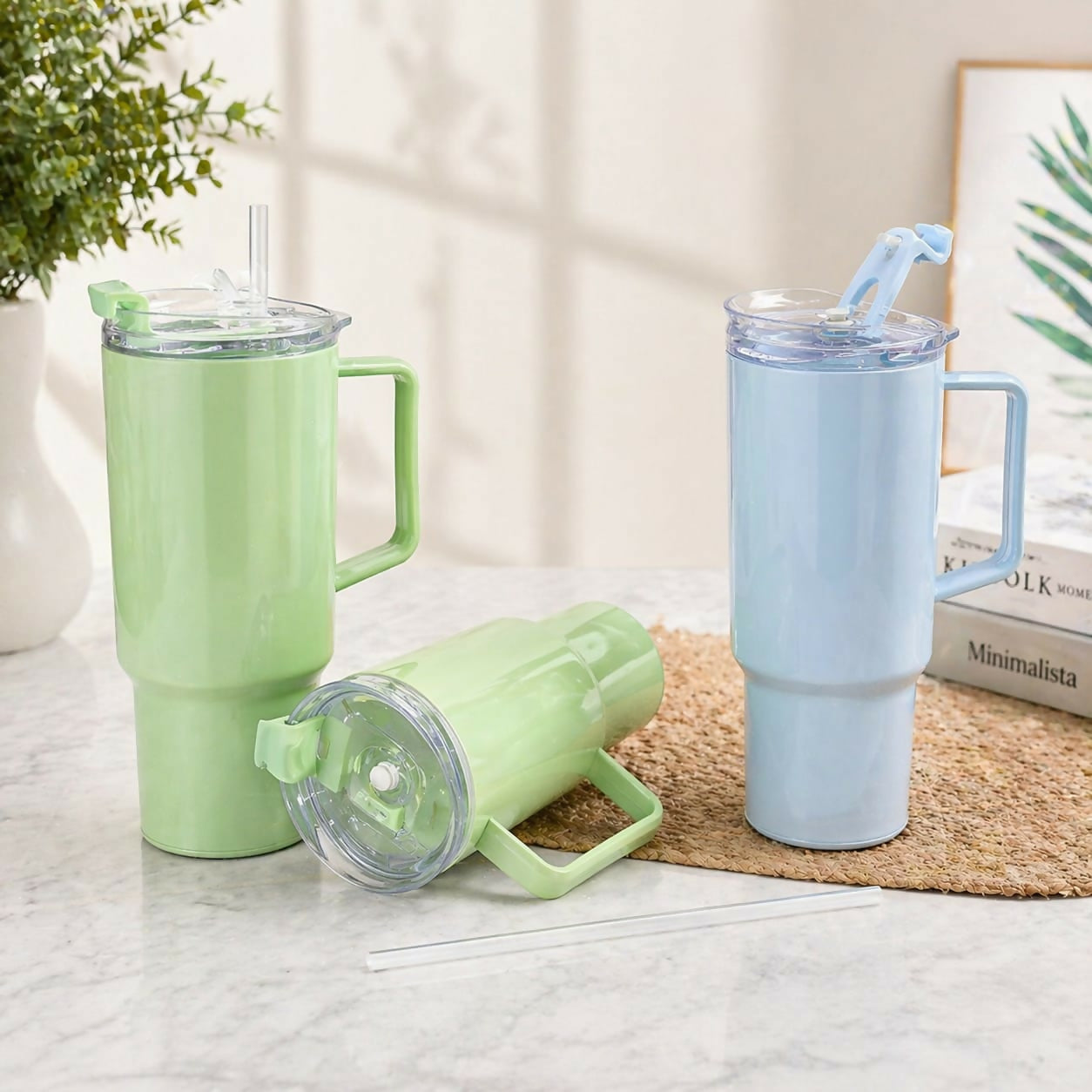 Lifestyle scene with Toony Tumbler for hydration on the go