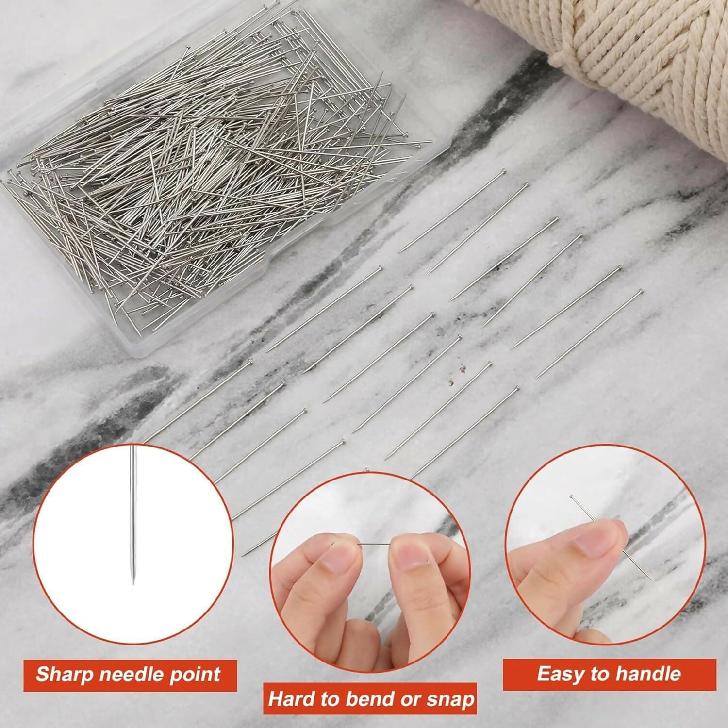 Steel Tachani for Notice Board, Fabric and Craft Use (50 Gm)