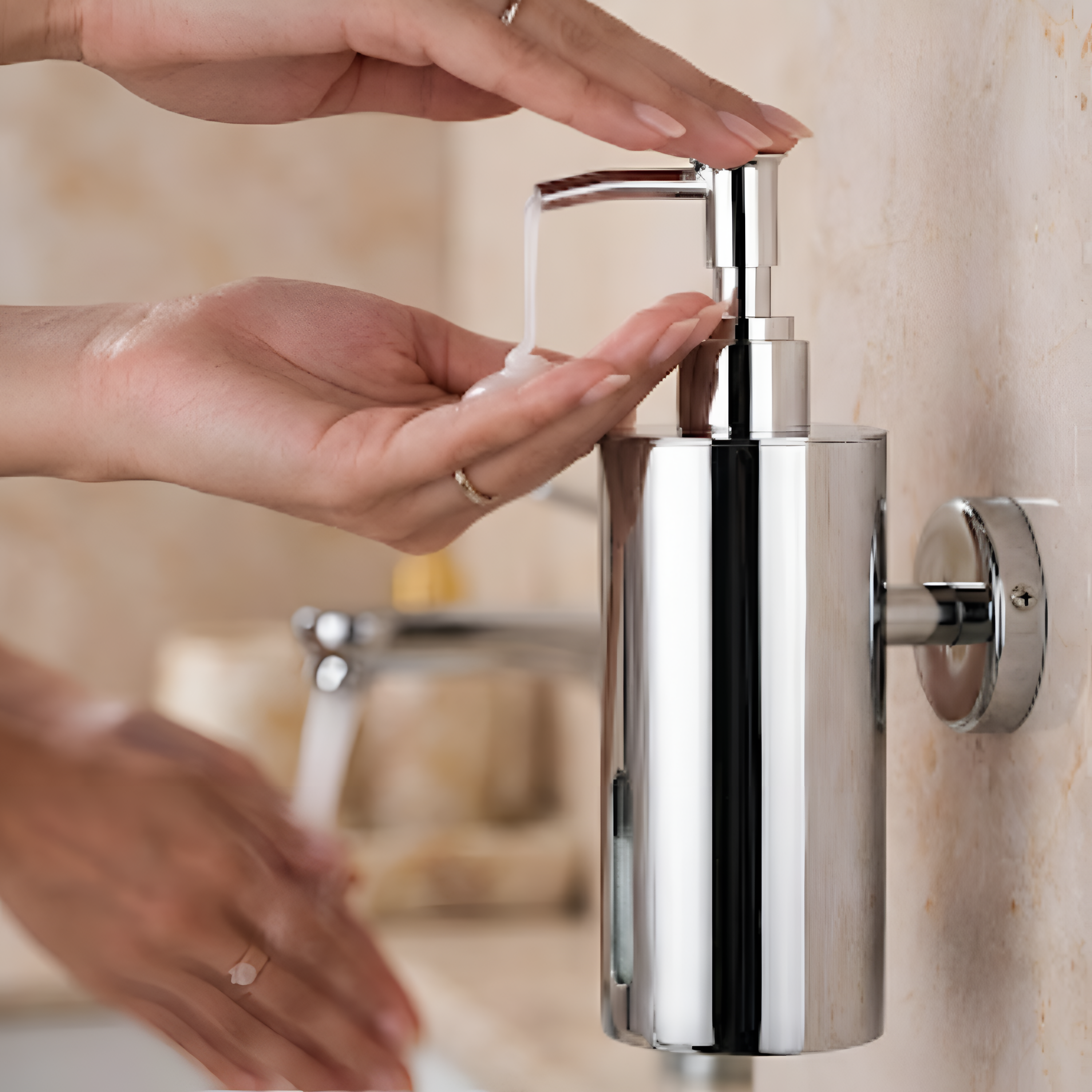 Liquid Soap Dispenser Stainless Steel CP