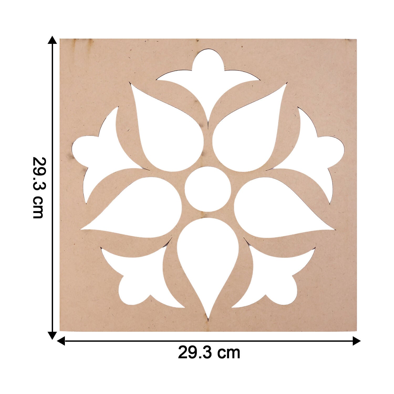 Flower Petal Rangoli MDF Design | Reusable Diwali Rangoli