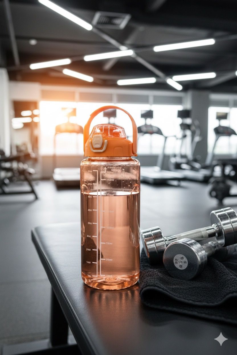  2 L Plastic Motivational Sipper Water Bottle - specs detail shot
