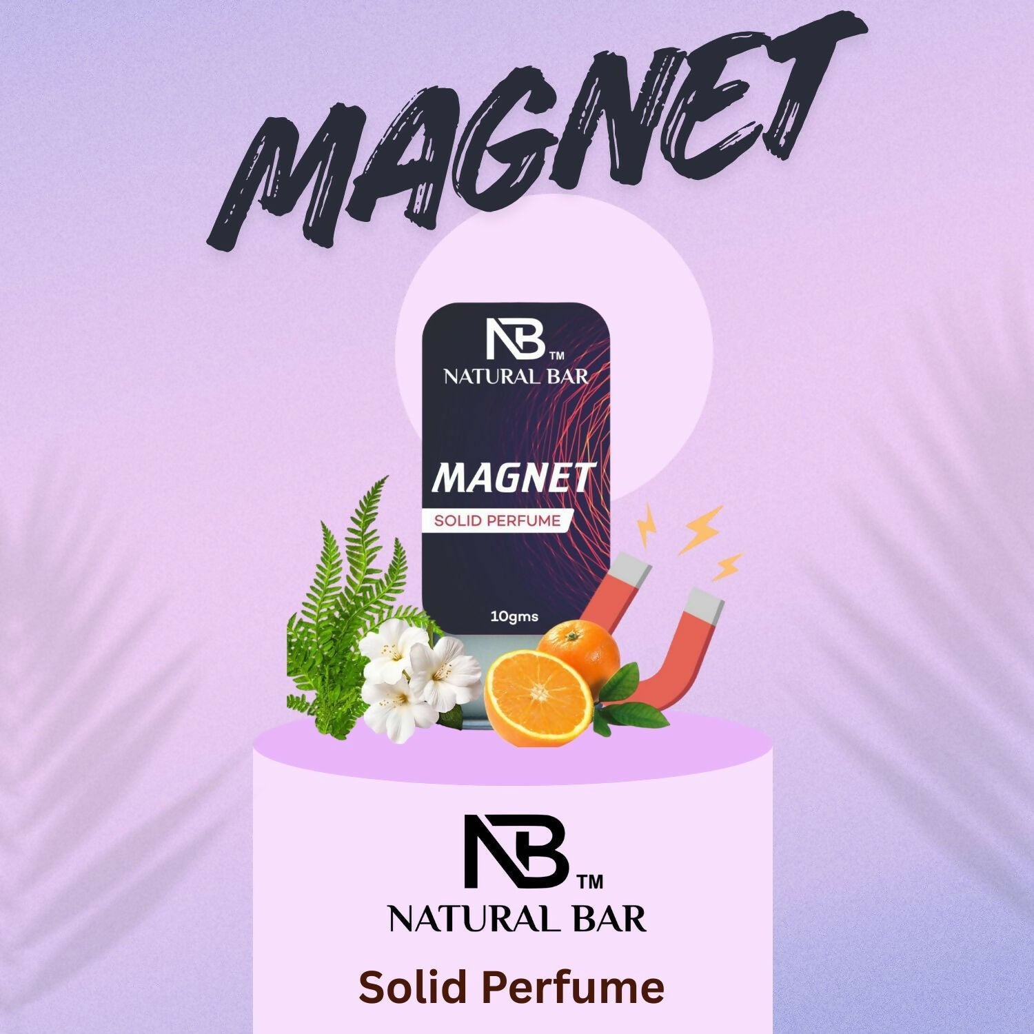 Millennium, Fresh Buds And Magnet Solid Perfume Combo, Alcohol Free Cologne Strong & Lasting Fragrance, Gifting for Him & Her (10gms/3Pc)