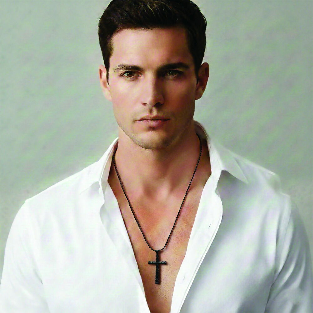 Black Cross Chain Pendent For mens