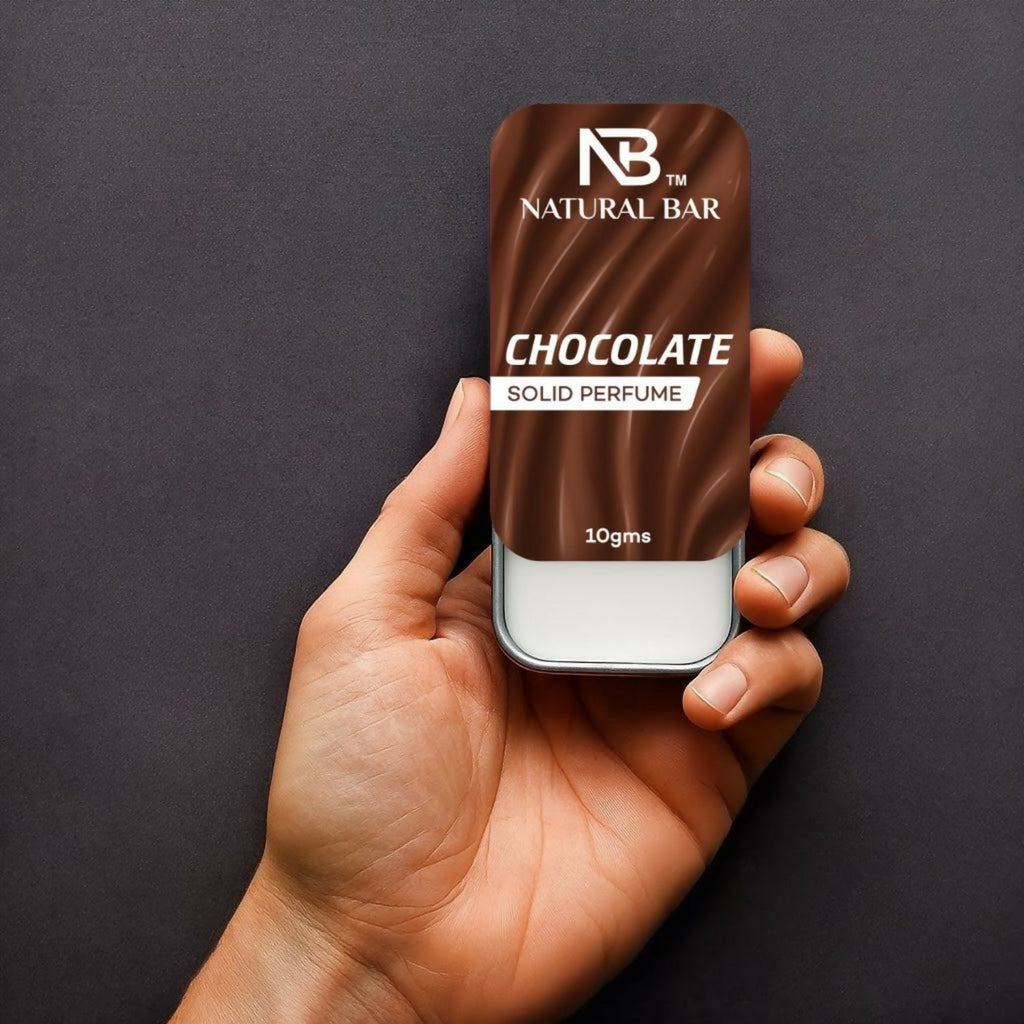 Chocolate Solid Perfume, Alcohol Free Long Lasting Fragrance for Male and Female (10gms)