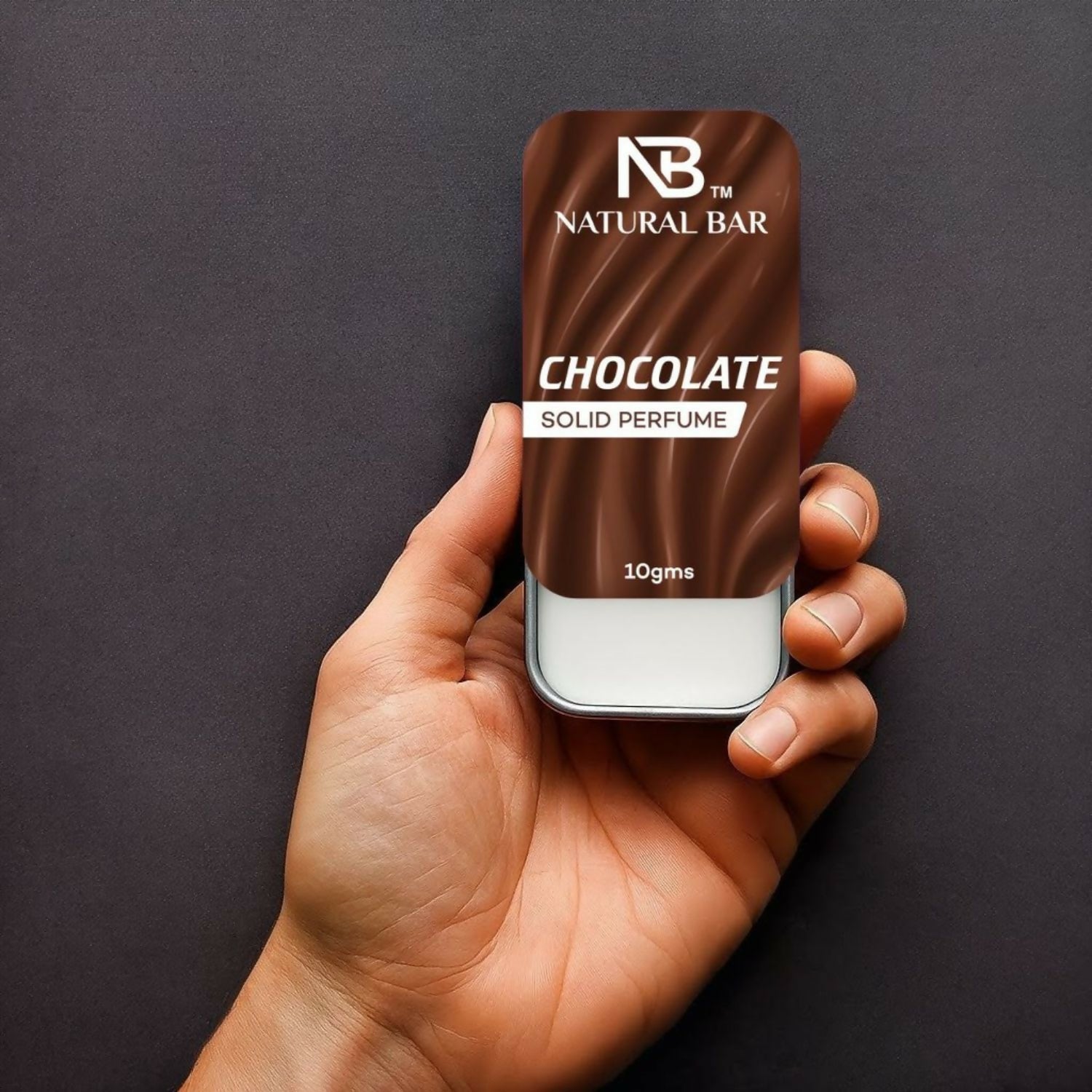Chocolate Solid Perfume, Alcohol Free Long Lasting Fragrance for Male and Female (10gms)
