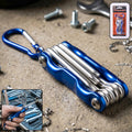 8 In 1 Multifunctional Cycling Bike Repair Tool Portable Foldable Multi Tool Kit