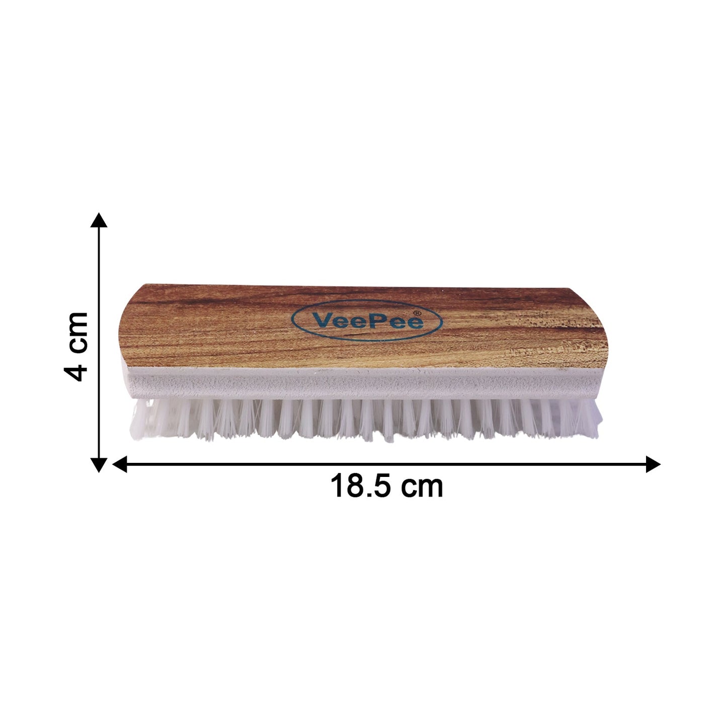Cloth Washing Scrub Brush – Heavy-Duty Nylon Bristles & Wooden Handle