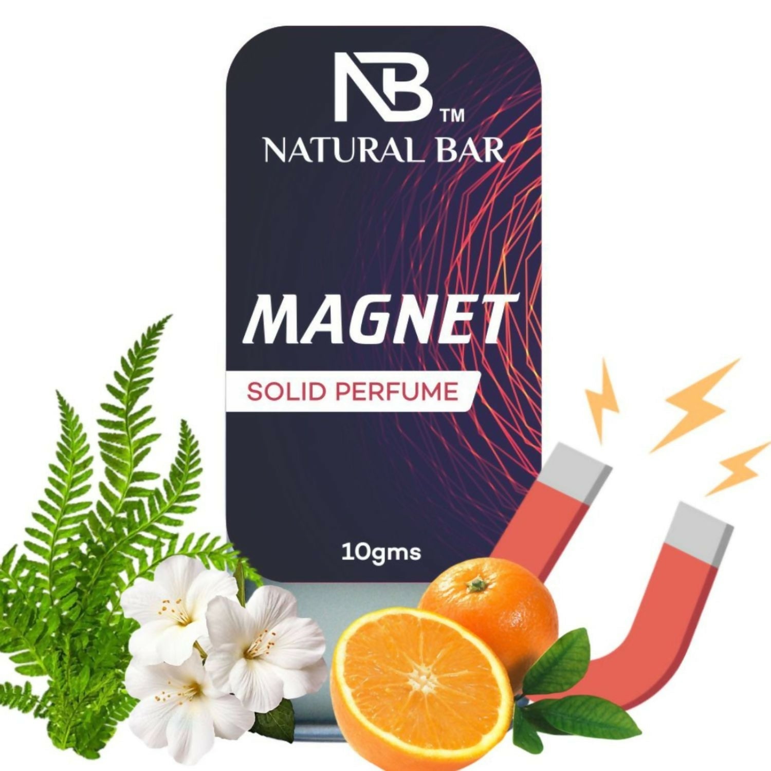 Magnet Solid Perfume, Alcohol Free Long Lasting Fragrance for Male and Female (10gms)