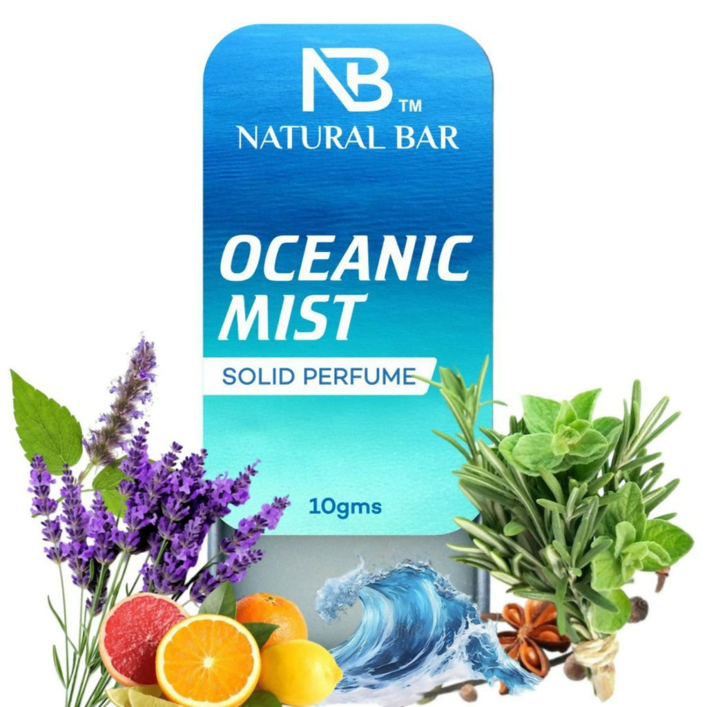 Oceanic Mist Solid Perfume, Alcohol Free Long Lasting Fragrance for Male and Female (10gms)