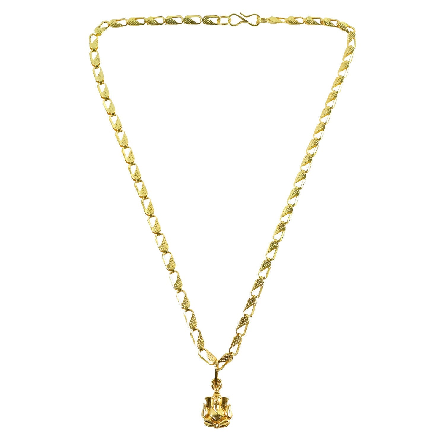 Lord Ganesha Pendant with Chain – Symbol of Prosperity Necklace