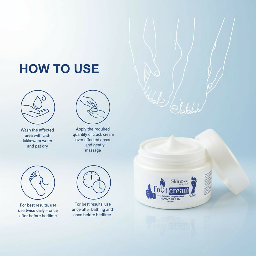 Eyelet Foot Cream for Cracked Heels & Dry Feet Deep Moisturizing Care (50Ml)