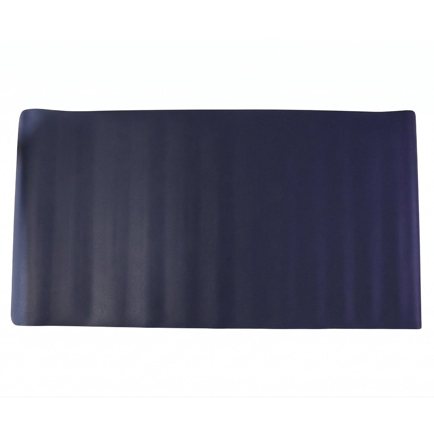 Durable leather finish large desk mat with anti-slip base