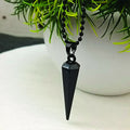 Black Bar Chain Pendent set For mens