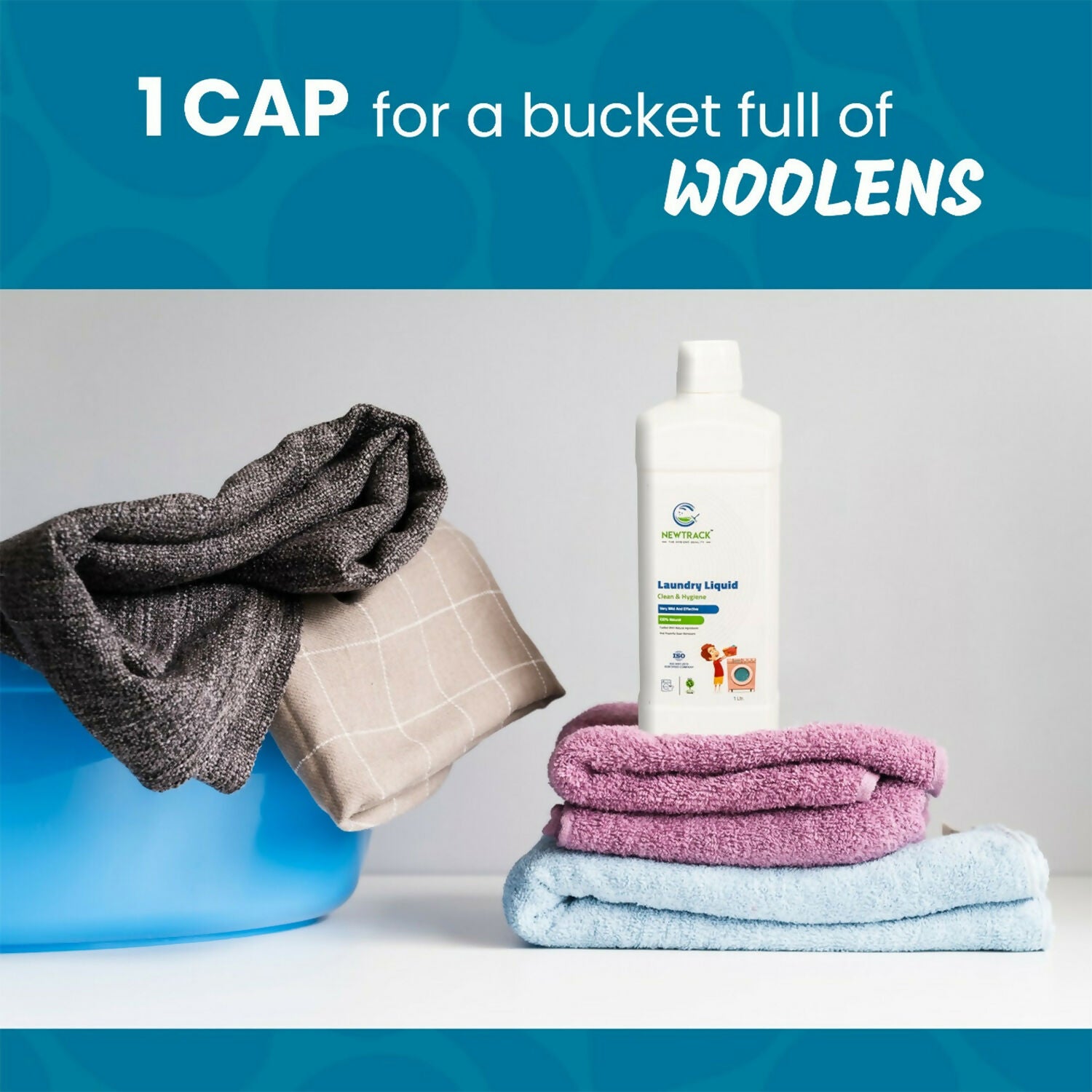 Laundry Liquid for Machine & Bucket Wash – Deep Cleaning, Fabric Care