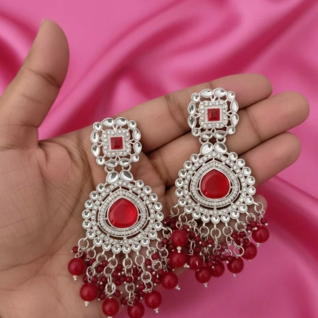 Drop & Danglers Kundan Earrings girls and women