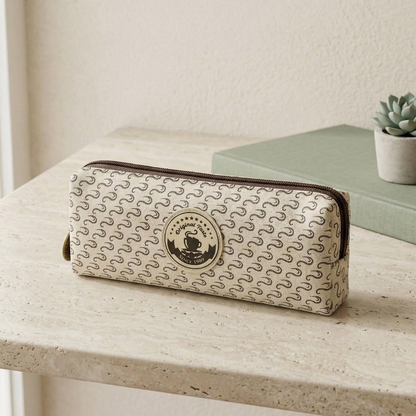 Versatile pencil pouch for pens, cosmetics, and small essentials