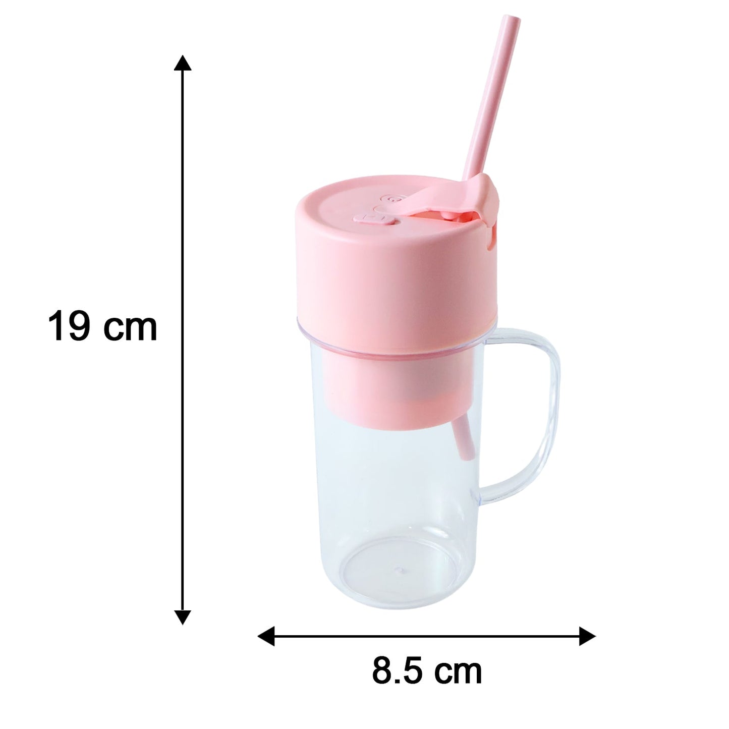 Portable Kitchen Juicer 340 ML USB Rechargeable Blender for Home (1 Pc)