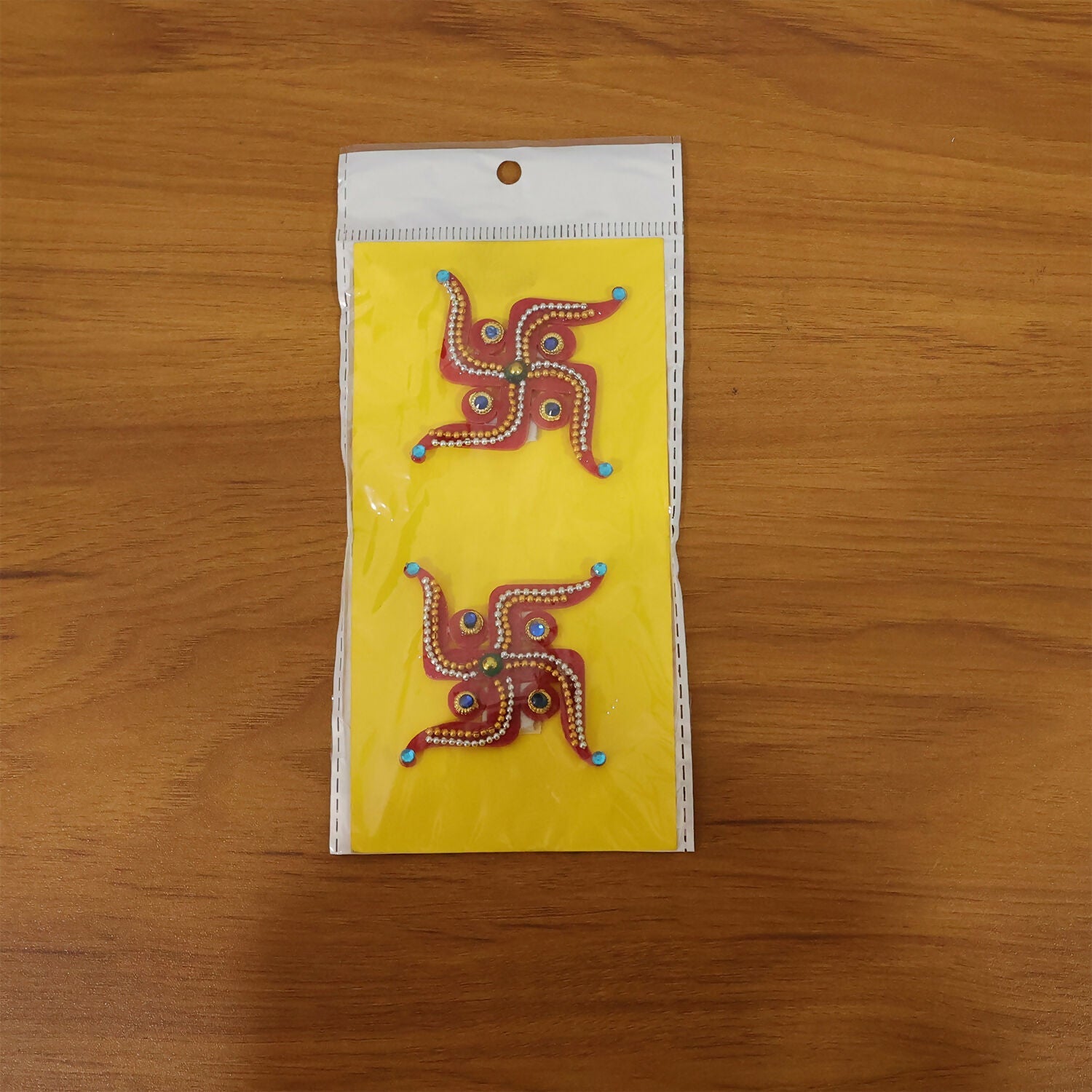 Swastik Door Hanging | Red Acrylic | Pair for Diwali and Puja