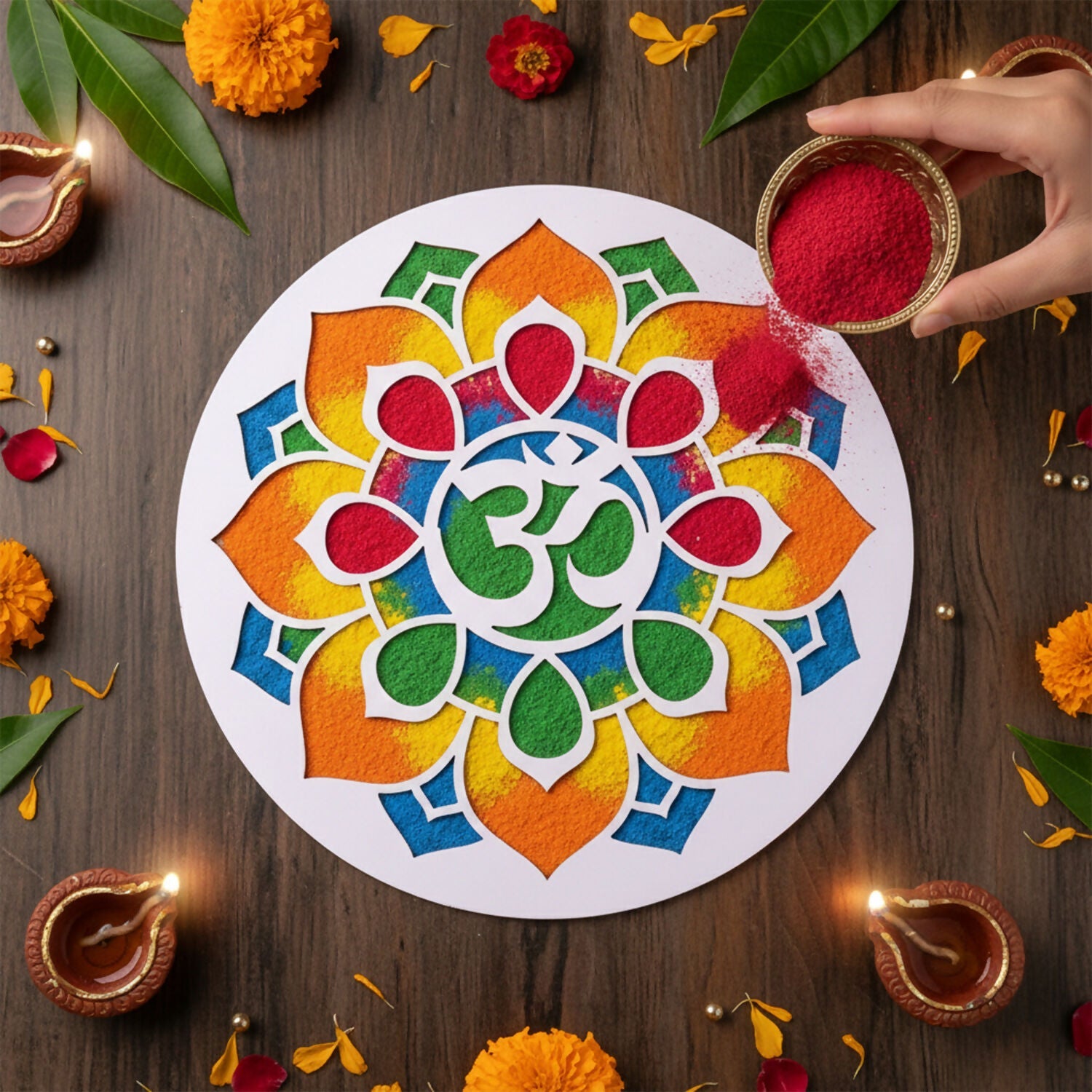 Pooja Rangoli Design