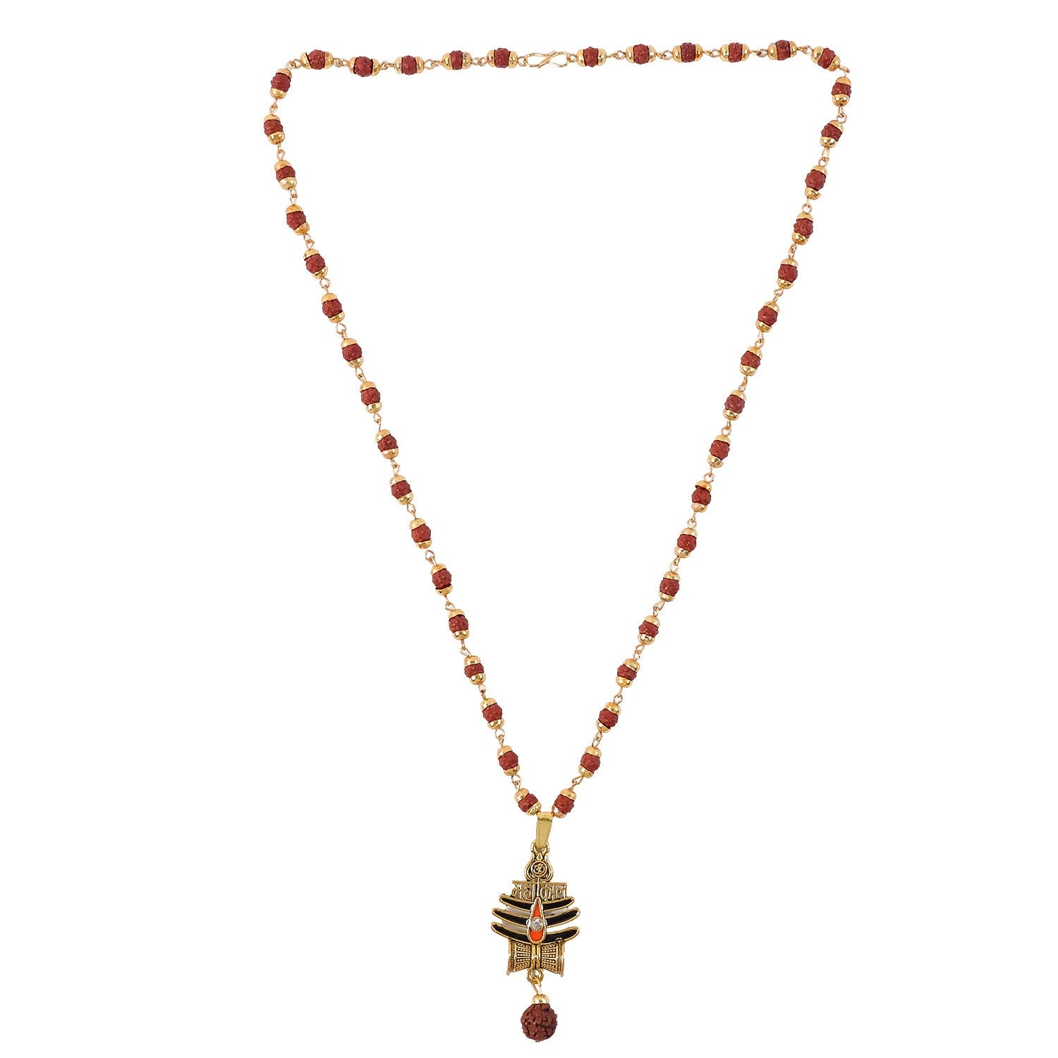 MahakalTrishul Pendant & Rudraksha Mala