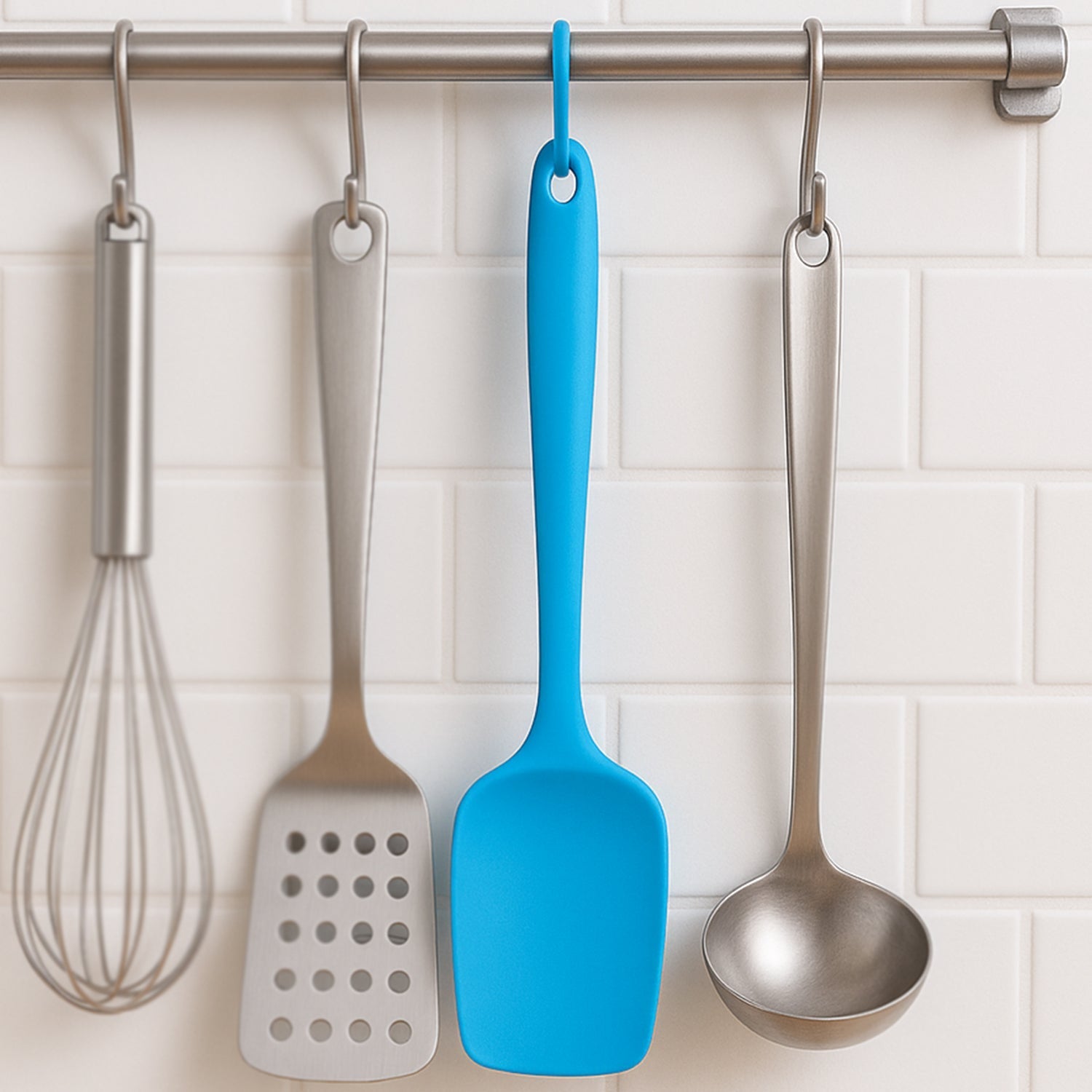 Silicone spoon spatula ideal for cooking and baking tasks