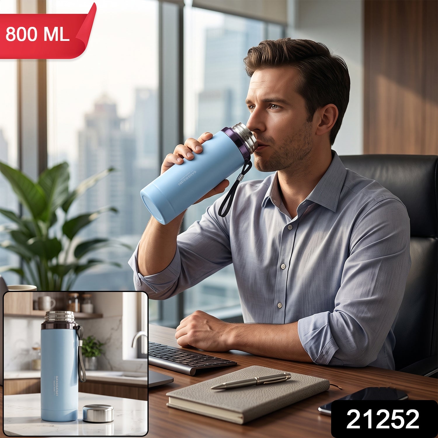 800 ml hot and cold insulated flask, 1 piece