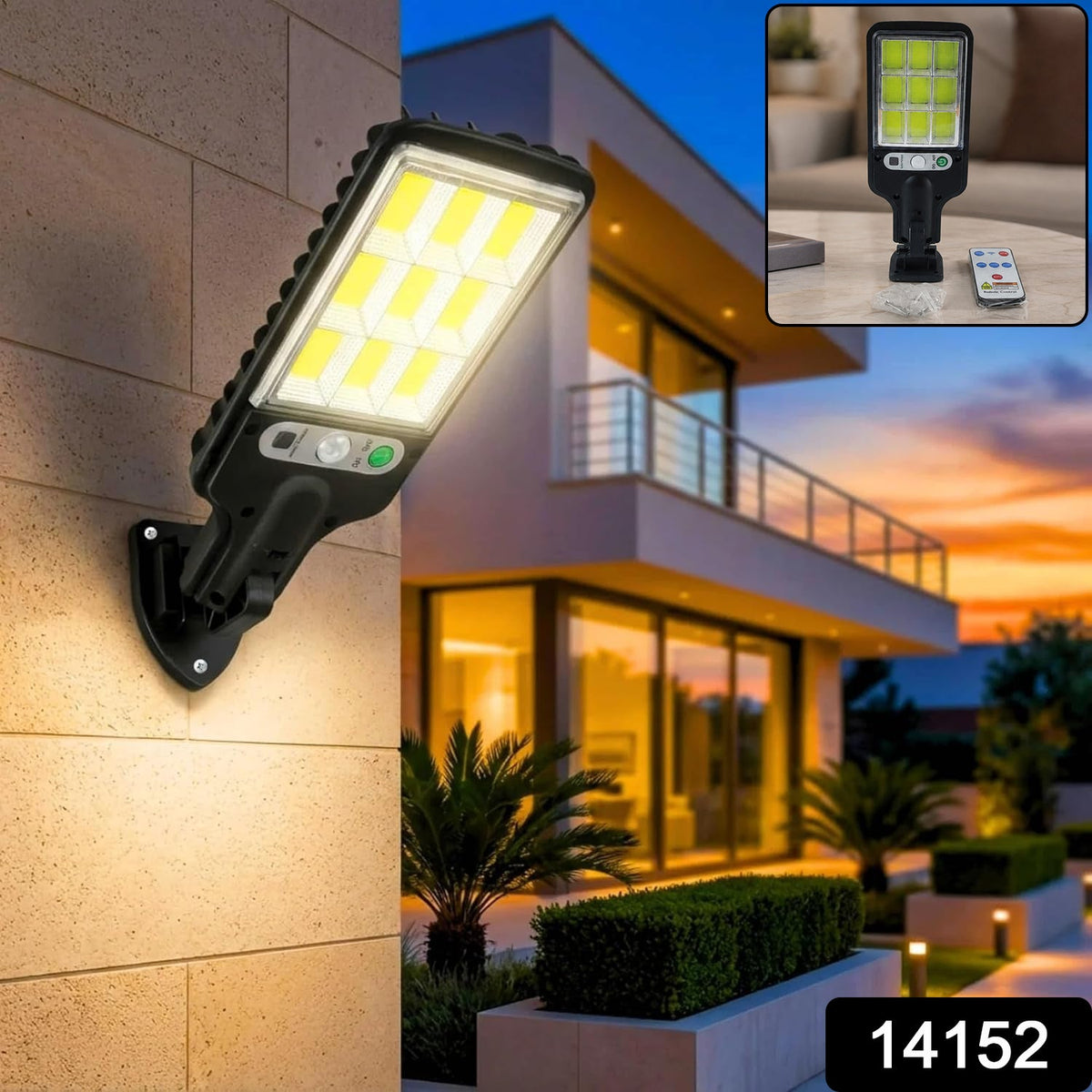 Solar LED Street Light – High Power with Motion Sensor & Remote Control