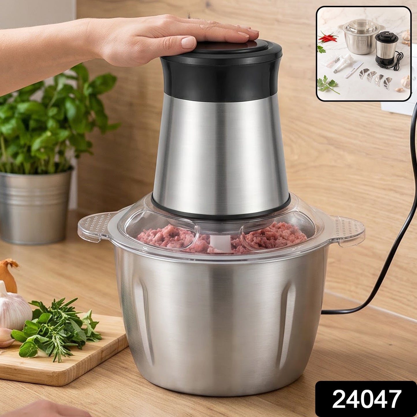 Electric Food Processor – 2 Litre Capacity for Easy Cooking