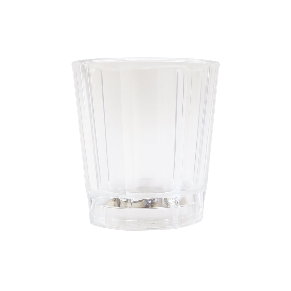 LED light-up shot glasses illuminating drinks at a party