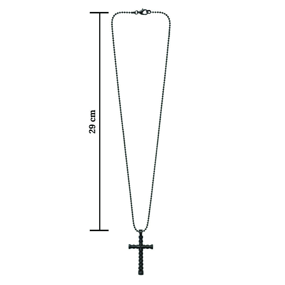 Black Cross Chain Pendent For mens