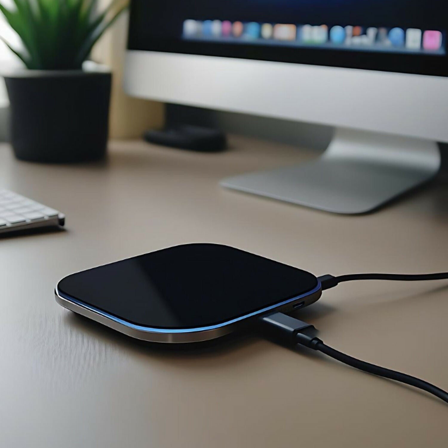 Fast 65W Charging Adapter with Dual Output Ports for Smartphones and Devices