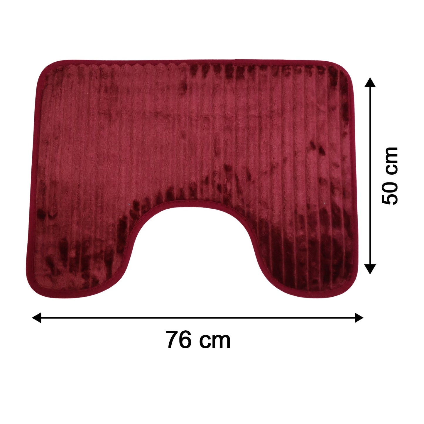 Bathroom mat set size details