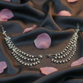 Traditional White pearl kaanchain
