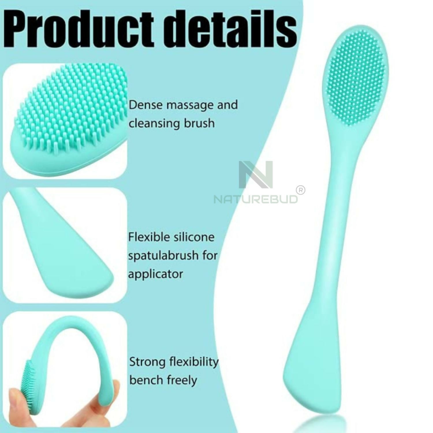 Face Scrubber and Eyeliner Combo 3 Pcs Set
