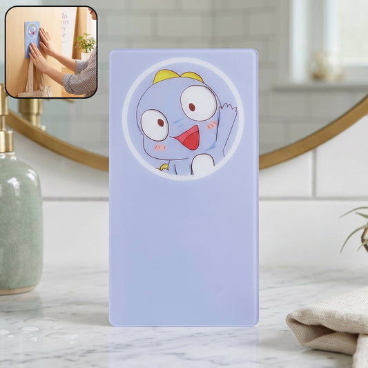 Strong adhesive plastic wall hook hanging towel in bathroom