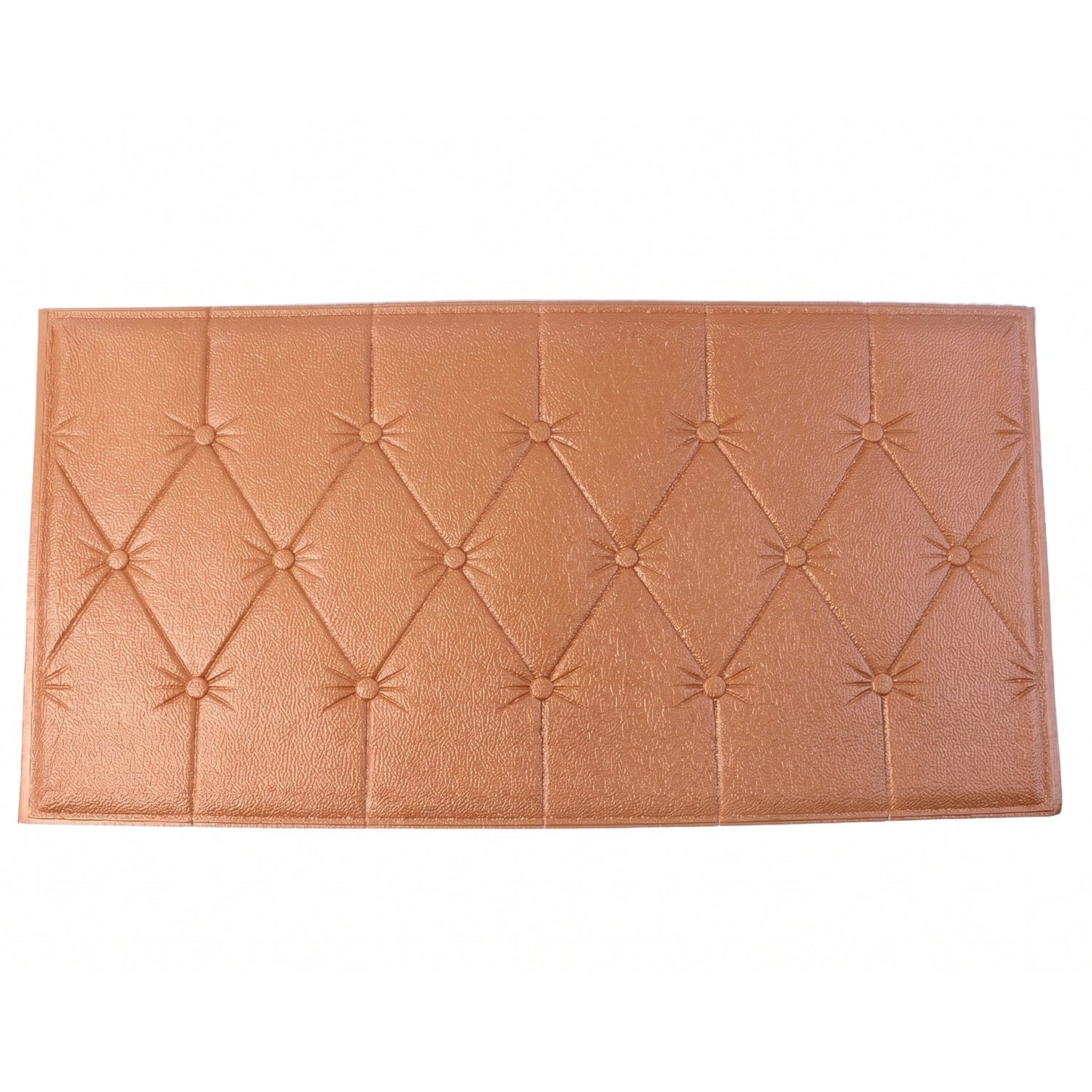 Peel and stick padded foam wall panel for impact protection