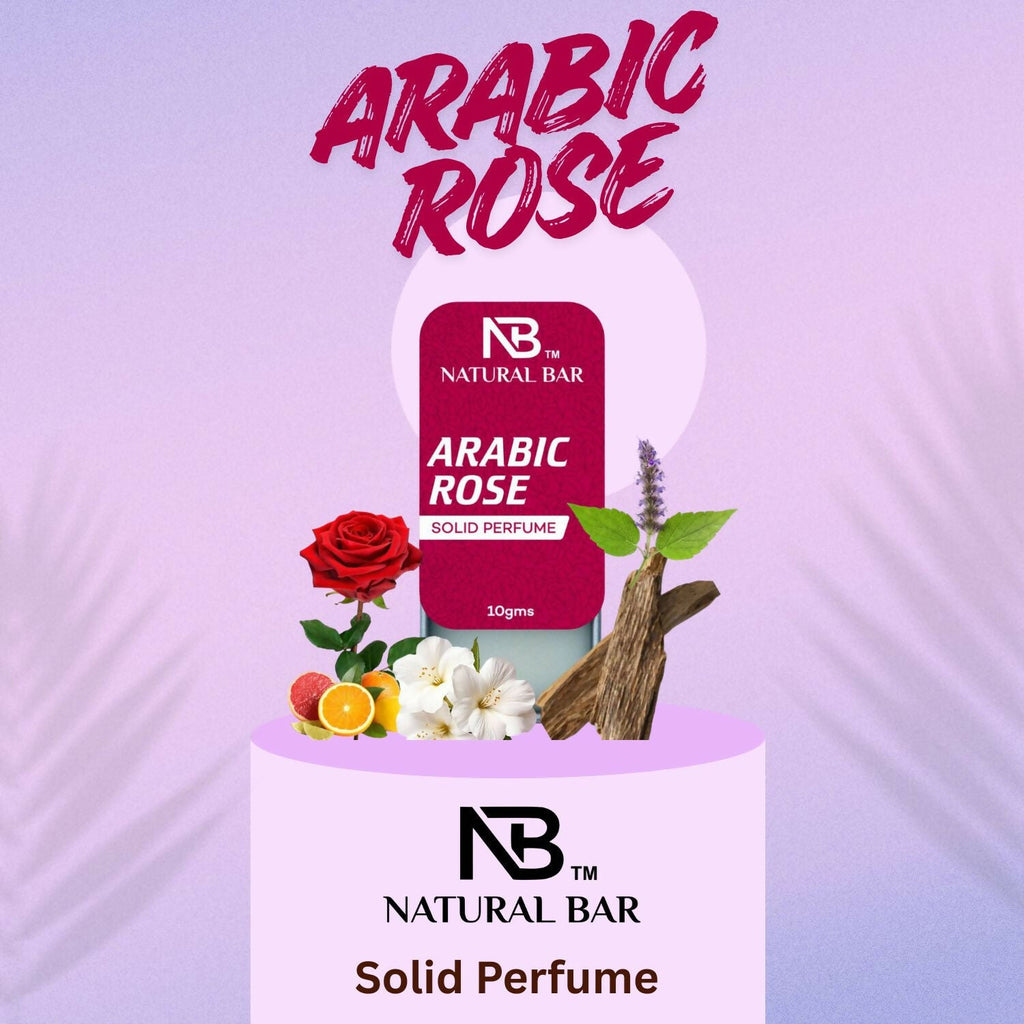 Arabic Rose And Secret Solid Perfume Combo, Alcohol Free Cologne Strong & Lasting Fragrance, Gifting for Him & Her (10gms/2Pc)