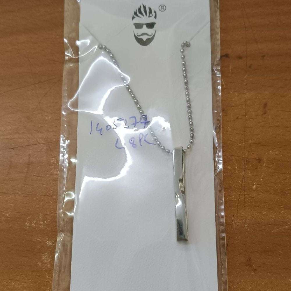 Sleek Bar Designe Chain Pendnet For mens