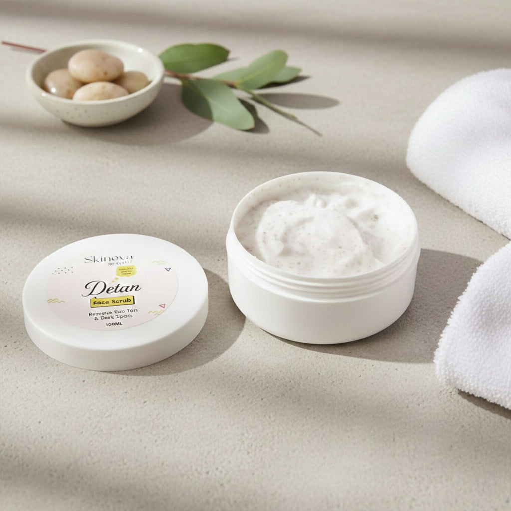 Eyelet Detan Face Scrub for Sun Tan & Dark Spots Removal (100Ml)