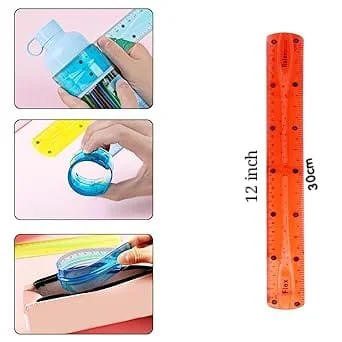 Flexible Ruler Scale 30 cm | Folding Measuring Ruler, Pack of 2 - Image 8
